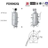 As FD5062Q Roetfilter (DPF)