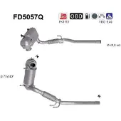 As FD5057Q Roetfilter (DPF)