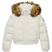 Superdry Winterjas 'Everest' bruin gemêleerd / wit