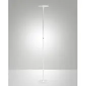 FABAS LUCE Regina - Ronde, verstelbare LED-vloerlamp van wit metaal, hoogte 180 cm, - Geïntegreerde 35W LED-lamp, kleurtemperatuur (3000 K - 6000 K)