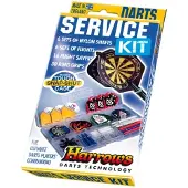Harrows -Darts Service Kit - 6 sets shafts - 6 sets flights- 16 fligth savers - 30 ring grips