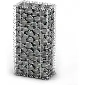 vidaXL Schanskorf met deksels 100x50x30 cm gegalvaniseerd draad