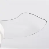 LumenXL Plafondventilator met lamp en 3 uitklapbare bladen, Vjetar - wit met houtoptiek
