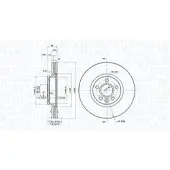 MAGNETI MARELLI 360406087601 Remschijf