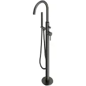 Omnires Y - Staande badkraan, met huis, geborsteld grafiet Y1233GR