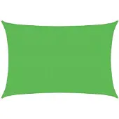 vidaXL Zonnezeil 160 g/m² 2,5x3,5 m HDPE lichtgroen