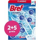 Bref 2+5 gratis: Toiletblok Active Blue Ocean 3 stuks