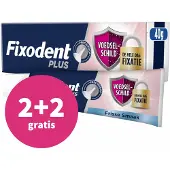 Fixodent 2+2 gratis: Kleefpasta Plus 40 gr