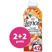 Lenor 2+2 gratis: Wasverzachter Sinaasappel & Verveine 42 Wasbeurten 882 ml