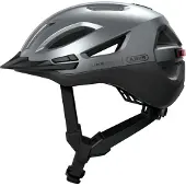 ABUS Fietshelm URBAN-I 4.0 ACE graphite silver L - 57-61 cm - zilver - Geschikt voor gebruik op elektrische fietsen - stadsfietsen - 300 g