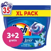 Dash 3+2 Gratis1+2 Gratis: Wasmiddelcapsules 4in1 Pods Zeebries 35 Stuks
