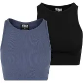 Urban Classics Top saffier / zwart