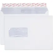 Elco Office Enveloppen Met Venster C5 229 (B) x 162 (H) mm Kleefstrip Wit 100 g/m² 100 Stuks