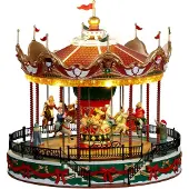 Lemax Kersthuisje Santa carousel