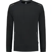 Tricorp 302703 Sweater Accent Zwart/Grijs maat XL uniseks