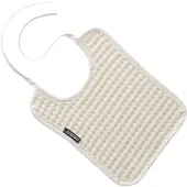 Snoozzz Slabbetje - 100% Zachte Katoen - 33x25cm - Wafel Champagne