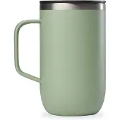 Qwetch Mug Tisanière Geïsoleerd - Matt Linnendegroen