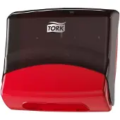 Tork 654008 Performance Handdoekdispenser Kunststof Rood 1 stuk(s)