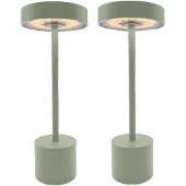 Lumisky Set van 2 draadloze tafellampen H30CM ROBY