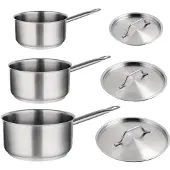 Vogue Speciale Aanbieding - Steelpanset (3 Stuks) - S128
