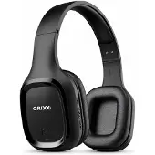 Grixx over-earkoptelefoon Bluetooth 5.0 speelduur tot 10 uur zwart