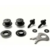 Loxx Veiligheidsslot Elektrisch, bk. chroom (Instrumentriem), Accessoires voor instrumenten, Zwart