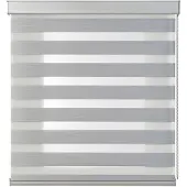 STORESDECO - Duo rolgrodijn met hoogwaardige aluminium afwerkingen, Grijs 140x250cm