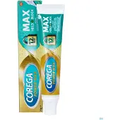Corega Max Hold + Block Mild Mint kleefcrème milde muntsmaak | superieure fixatie voor uw kunstgebit 70 g Crème