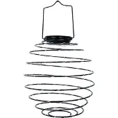 Lumisky Solar pendant light - - ORION - H37 cm - Micro spiral - Warm white LED