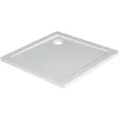 Xellanz luxe douchebak smc vierkant 90x90x4 cm wit