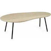 Wohnling Salontafel mangohout 122 cm breed white wash - WL7.450