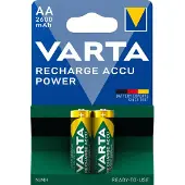 Varta RECH.AC.Power AA2600mAh BLI2 Oplaadbare AA batterij (penlite) NiMH 2600 mAh 1.2 V 2 stuk(s)