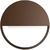 Beneito Faure Clos Wall 8 120 LED buitenwandlamp, 8W, met schakelaar, CCT (kleurtemperatuur) instelbaar op 3000K/4000K/5000K, gestructureerd Cortenstaal - , tredenlamp