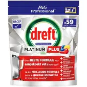 Dreft 4x Vaatwastabletten Platinum Plus Lemon All in One 59 stuks