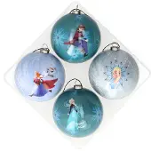 Disney Kerstballen set | | 4 stuks (Schuim, Frozen)