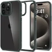Spigen Ultra Hybrid iPhone 15 Pro Max Hoesje Groen