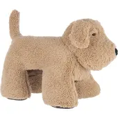 J-Line deurstop hond polyester zandkleur - 8,1 kg - 70 x 40 x 47 cm