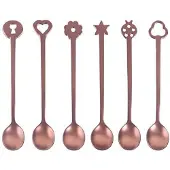 Sambonet Theelepel Living PVD Portafort. Copper (Set van 6)