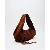 Núnoo Kleine Alma Suede Chocolade x Lia Tas