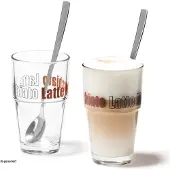 Leonardo Latte Macchiato Glas Solo 410 ml (Set van 2)