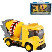 Kids Globe Werkvoertuig Betonmixer Frictie met Licht en Geluid