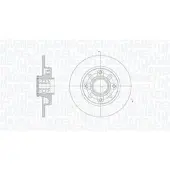 MAGNETI MARELLI 361302040649 Remschijf