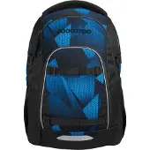 Coocazoo Rugzak 'Mate' neonblauw / zwart