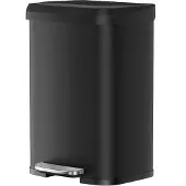 Songmics Pedaalemmer – 50 L – Metaal