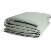 Yumeko Dekbedovertrek Flanel 140x200 Groen - Eco, Bio & Fairtrade