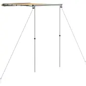 vidaXL Luifel voor camper en caravan 1,2x2x2,15 m beige