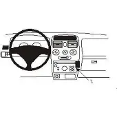 Brodit ProClip houder geschikt voor Opel Agila 2000-2006 Angled mount