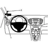 Brodit ProClip houder geschikt voor Hyundai i10 2011-2013 Left mount