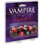 Renegade Game Studios Renegade Games Studios Vampire: The Masquerade Dice Set - voor Vampire: The Masquerade Rollenspel Nieuwe 5e editie Dice Set