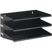 Durable sorteerrek, staal, 3 vakken, zwart